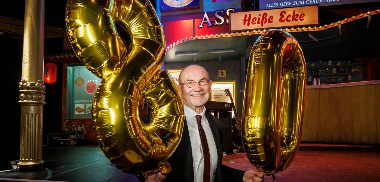 Theaterchef Prof. Norbert Aust feiert. Geburtstag in Hamburg (Foto: Morris Mac Matzen)